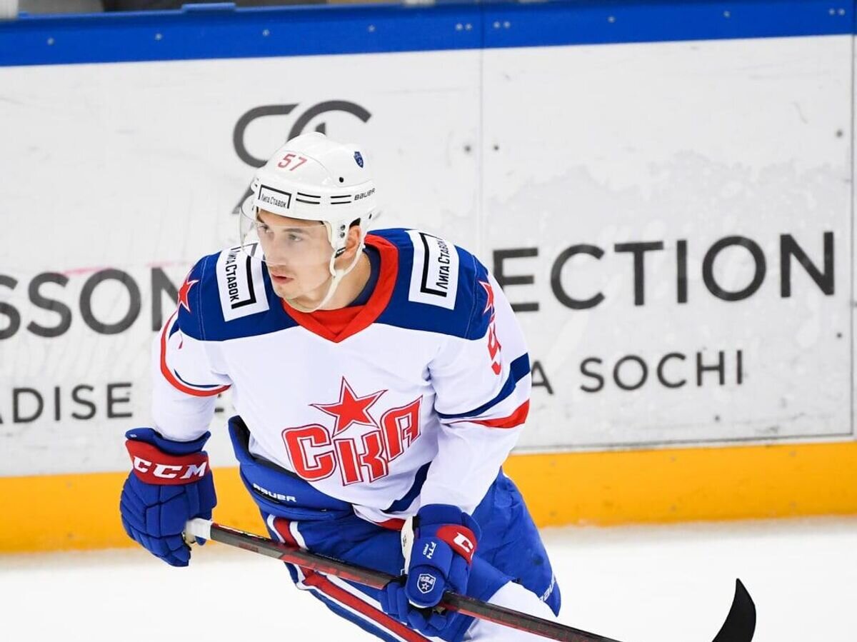     Хоккеист СКА Артем Швец-Роговой© Фото : ХК СКА / Telegram