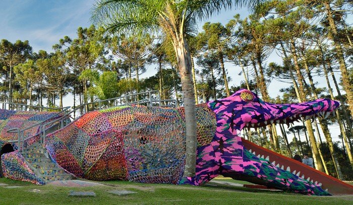 Вязанный аллигатор