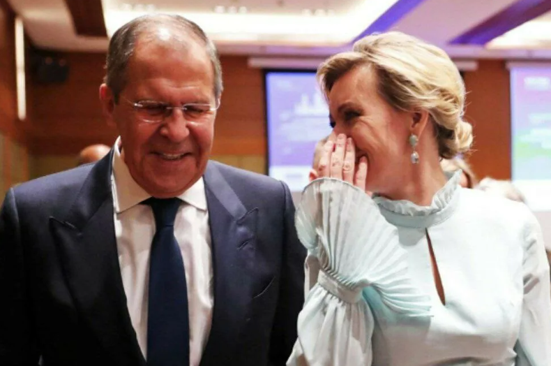 Сергей Лавров и Мария Захарова