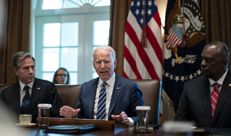 Госсекретарь США, американский президент и глава Пентагона