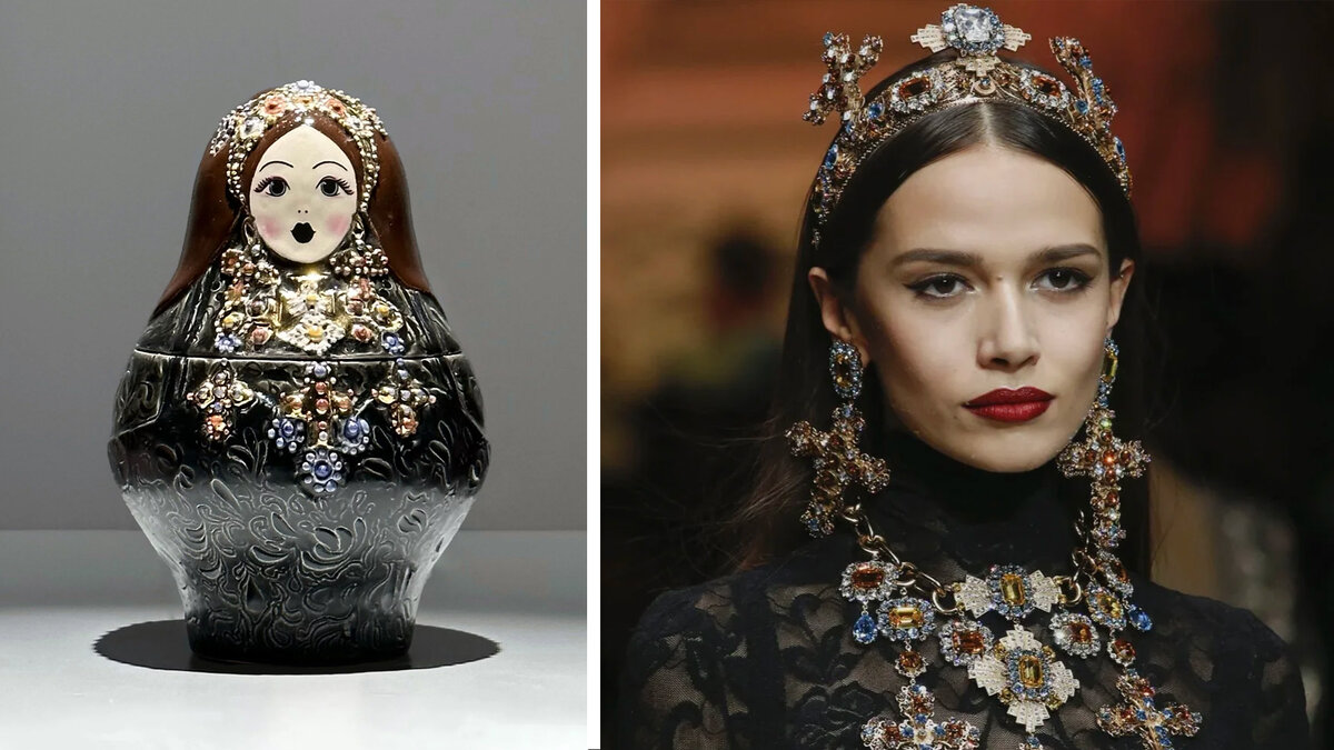 Шкатулка со свечой «Матрёшка» Haute Couture Dolce & Gabbana Fall