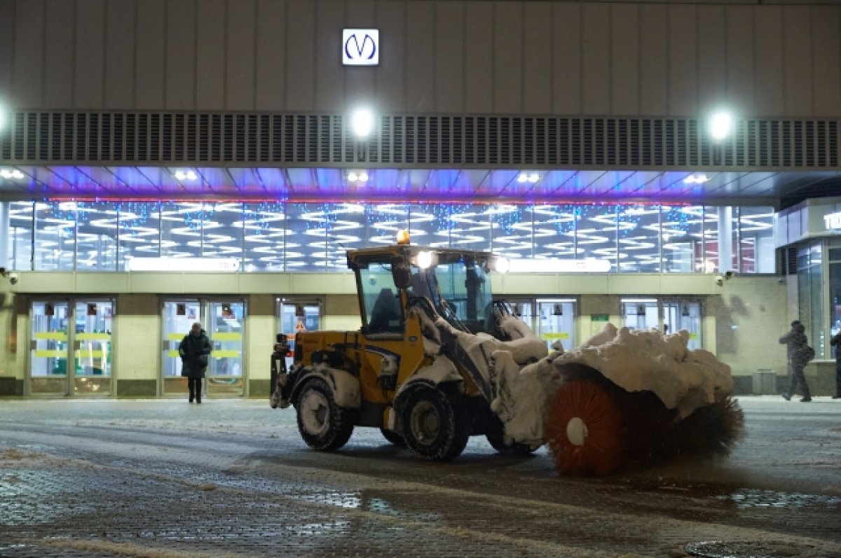    С начала снегопада на полигоны Петербурга вывезли 120 тысяч кубов снега