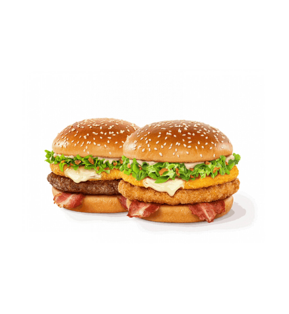 Скандинавский бургер и Скандинавский бургер с курицей 