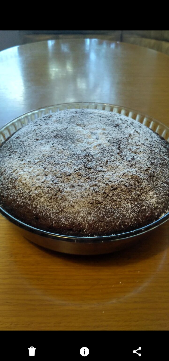 Шоколадный бисквит (без яиц)