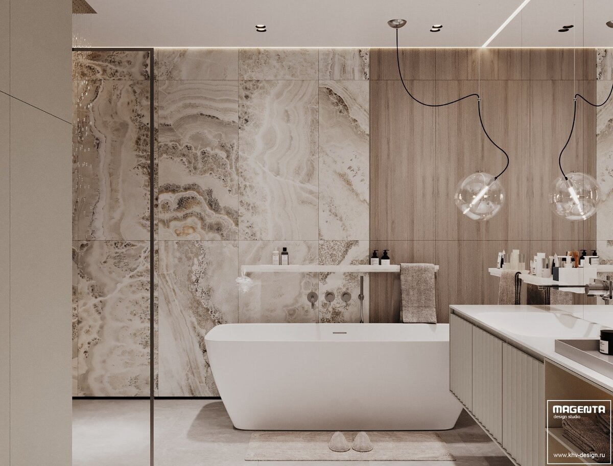 Эскиз проекта студии дизайна интерьеров MAGENTA