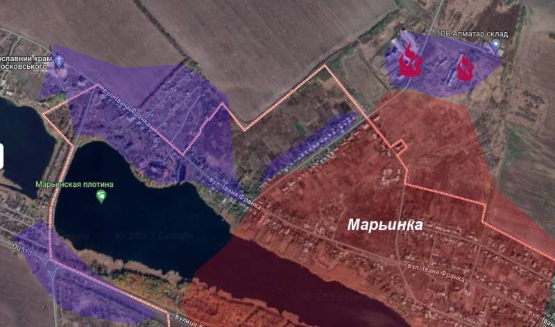 Украинская сторона подтверждает потерю практически всей Марьинки вооружёнными силами Украины.-2
