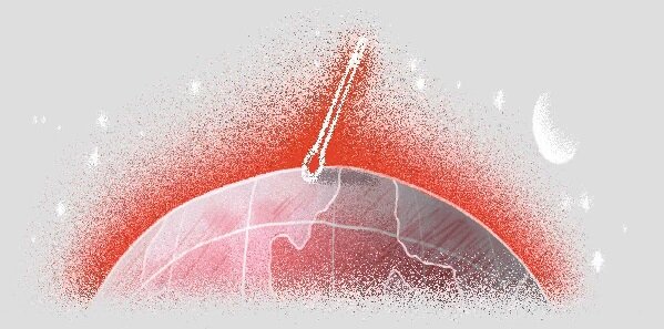 Средняя температура на Земле растет в течении многих десятилетий