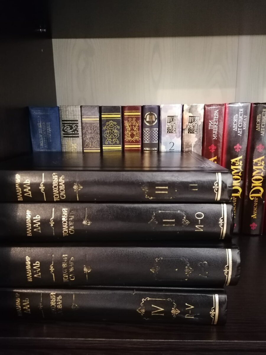 Благо, у меня дома он есть в полном составе. А я очень люблю читать. И не только словари))