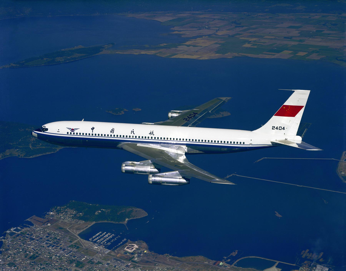 Boeing 707 CAAC. Фото: vintageairliners.com