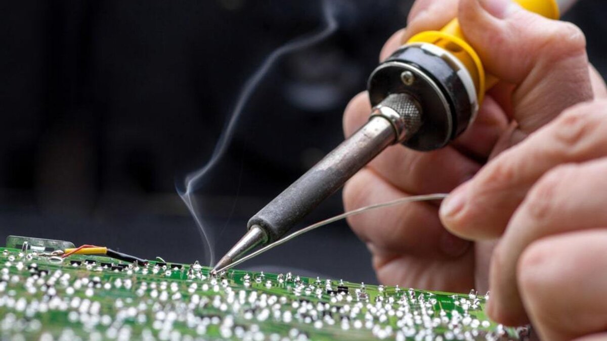 Пайка на плате