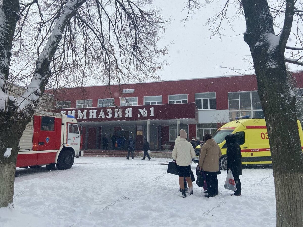    В Курской области произошёл пожар в курчатовской гимназии №1