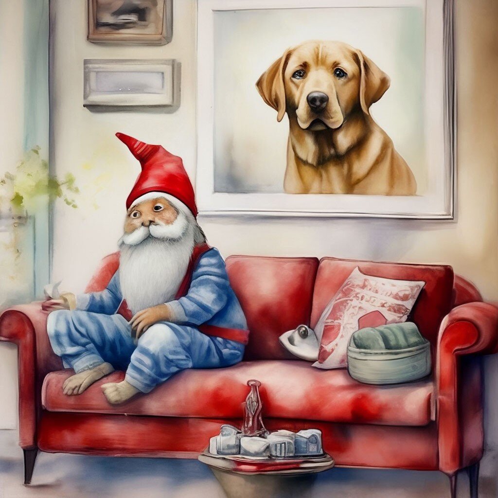 Олег Лукич в своем сказочном домике, который спрятан за вентиляцией 