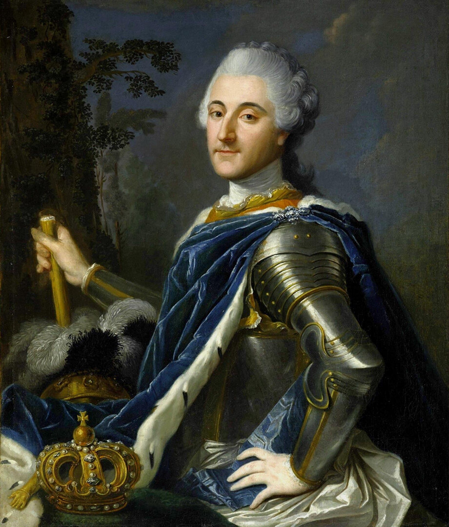 Портрет Станислава Августа Понятовского. XVIII век. Художник Жан Жером (Ян Иероним) Гранди. 