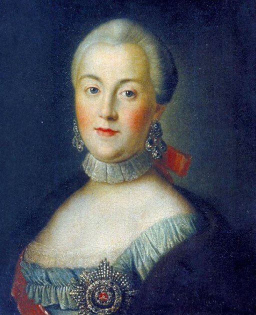 Портрет Великой княгини Екатерины Алексеевны. Конец 1750-х. Художник А.Антропов