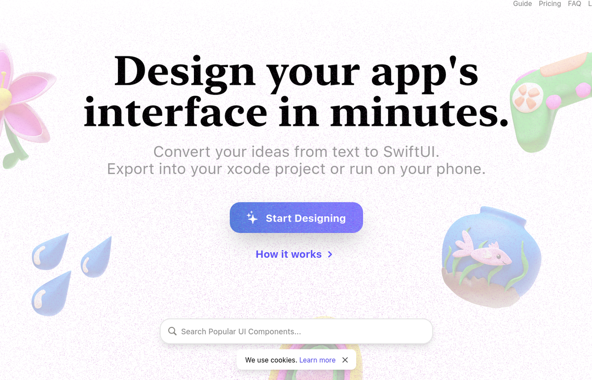 Главная страница Trace