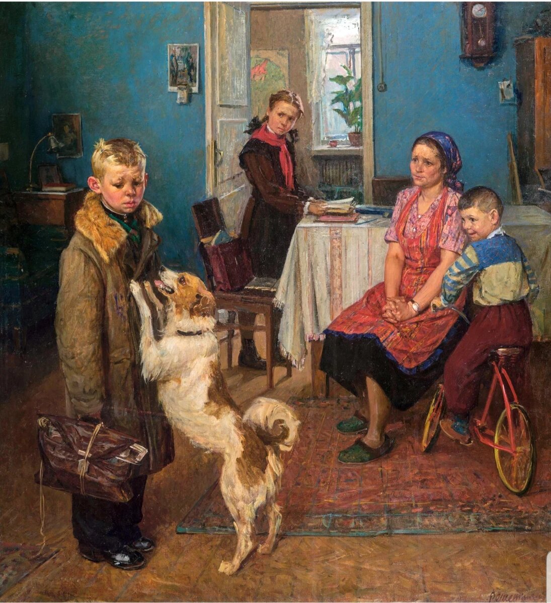 Ф.П. Решетников "Опять двойка".