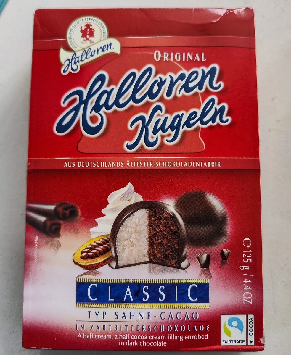 Halloren шоколад