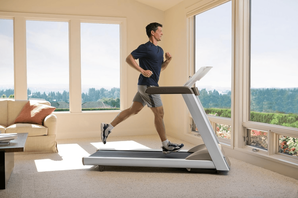 Running on Treadmill