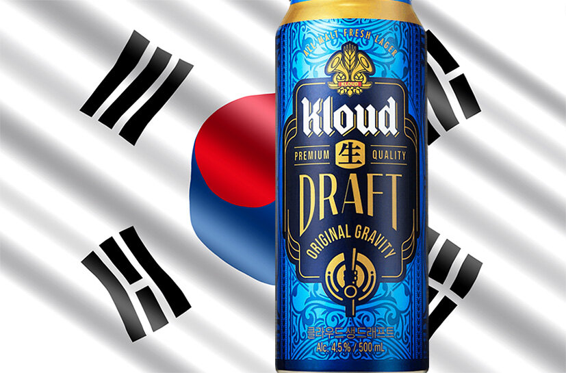 Kloud Draft от пивоварни Lotte Chilsung Beverage