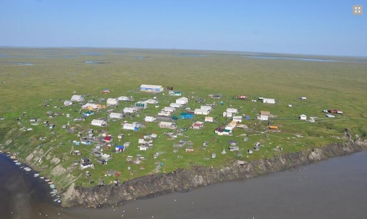 Село Русской Устье в Аллаиховском улусе (районе) Якутии/ © yakutiamedia.ru