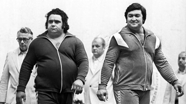    Василий Алексеев и Султан Рахманов.Ефим Шаинский архив «СЭ»