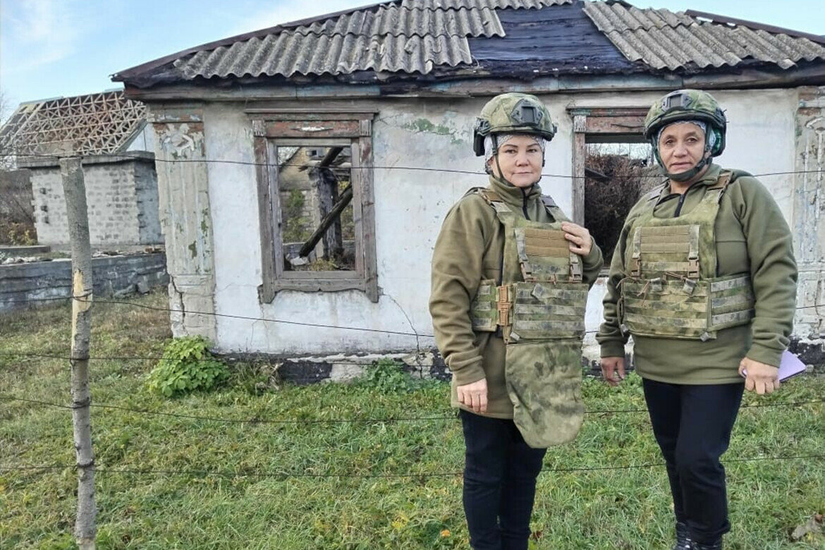 Отважные Гульфия Магсумова и Танзиля Валиева недавно сами отвозили гуманитарную помощь в зону СВО