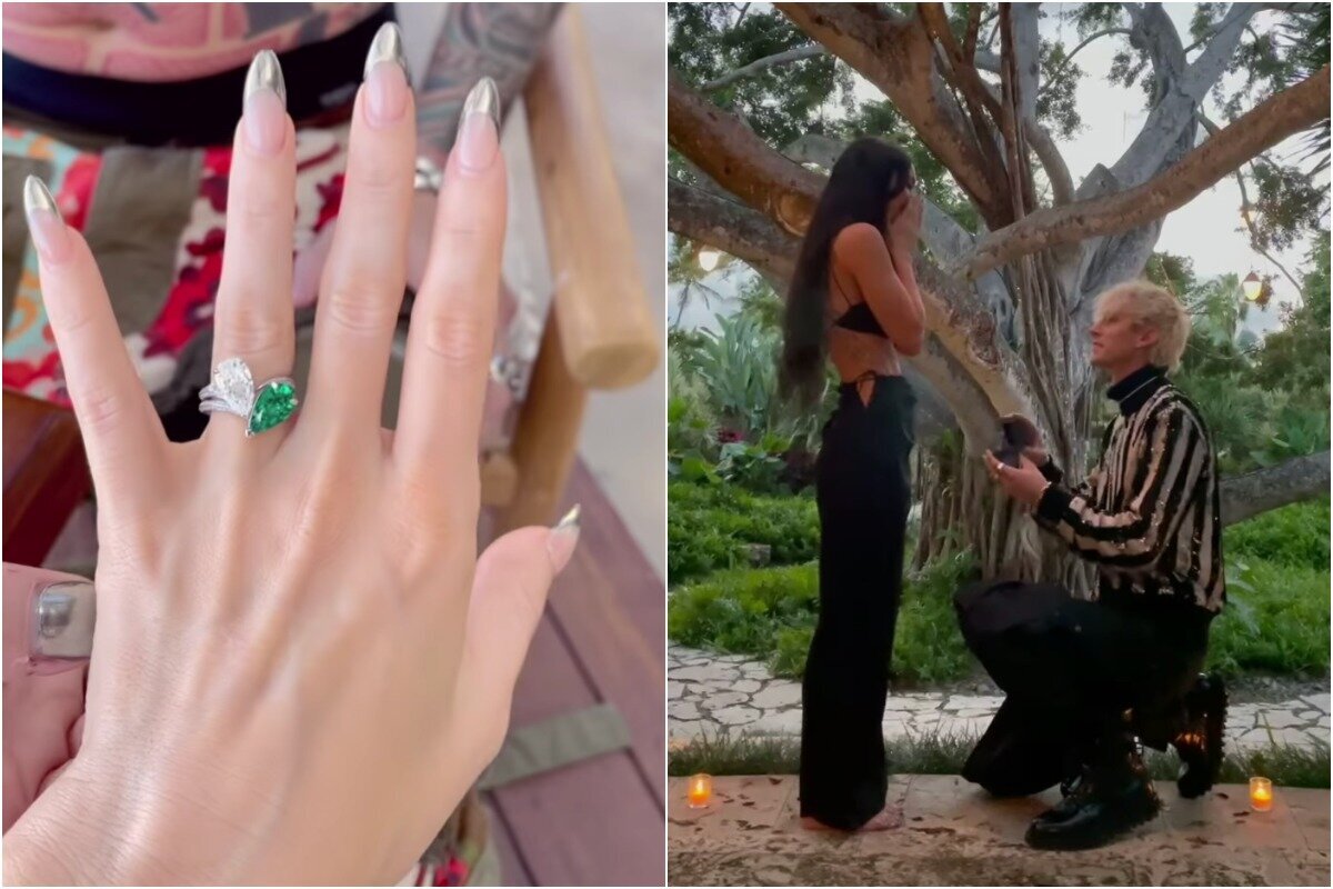 @machinegunkelly, @meganfox