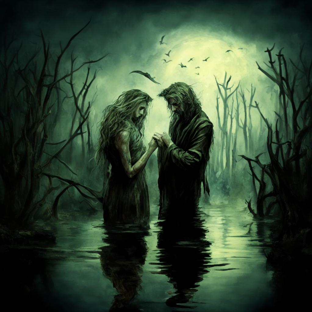 Блуждающие огни печати счастья. Качество отношений и сексуальные потребности. Иллюстрация сгенерирована нейросетью.