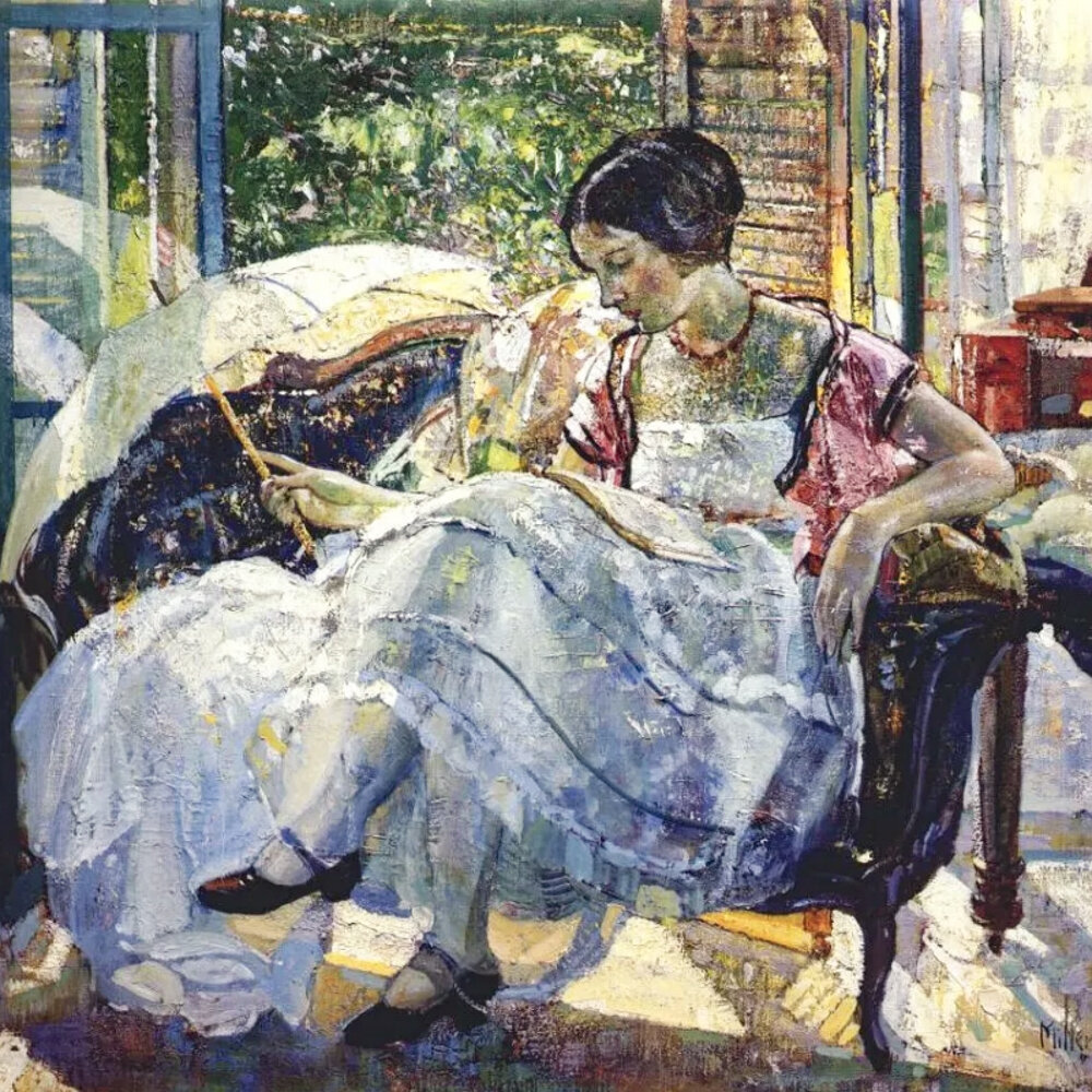 Миллер картины. Художник Richard Edward Miller. Художник Richard Emil Miller (1875-1943).