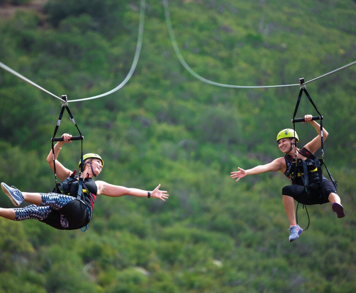 Zipline дети Скайпарк