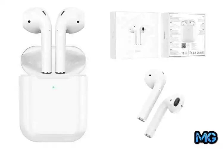 Сравнение беспроводных наушников вкладышей начинаем с Hoco EW02 - самой дешевой модели нашего рейтинга, которая совместима со смартфонами на Android и iOS. Сопряжение происходит по Bluetooth 5.1, что дает устойчивое соединение на расстоянии до 10 метров. Питание происходит от встроенного аккумулятора, ресурса которого в среднем хватает на 4 часа прослушивания музыки.