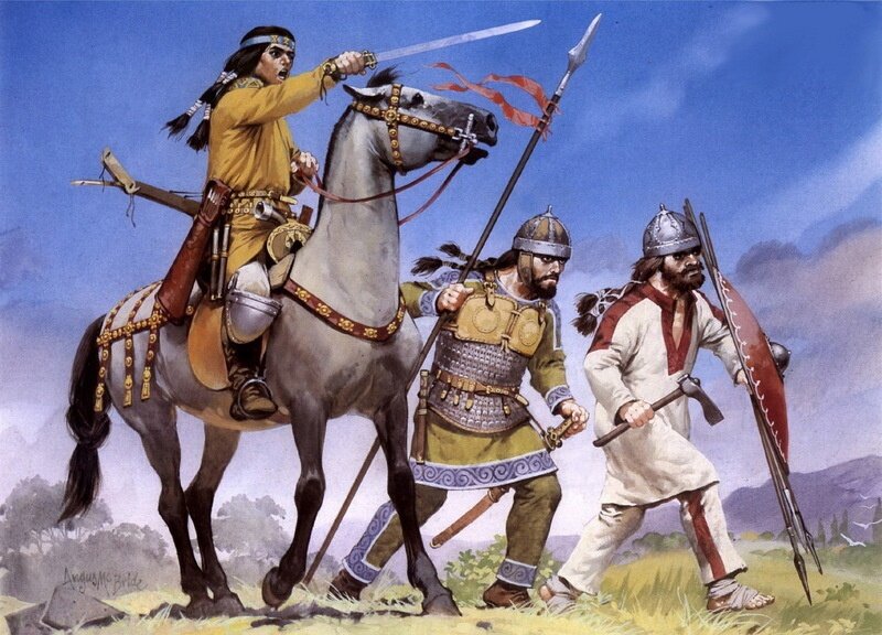 Аварские воины