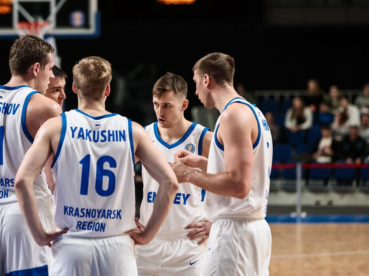    Баскетболисты "Енисея"© пресс-служба БК "Енисей"