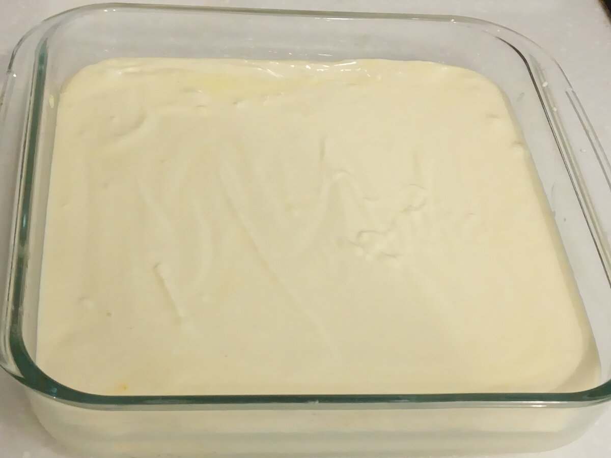 переливаем в форму