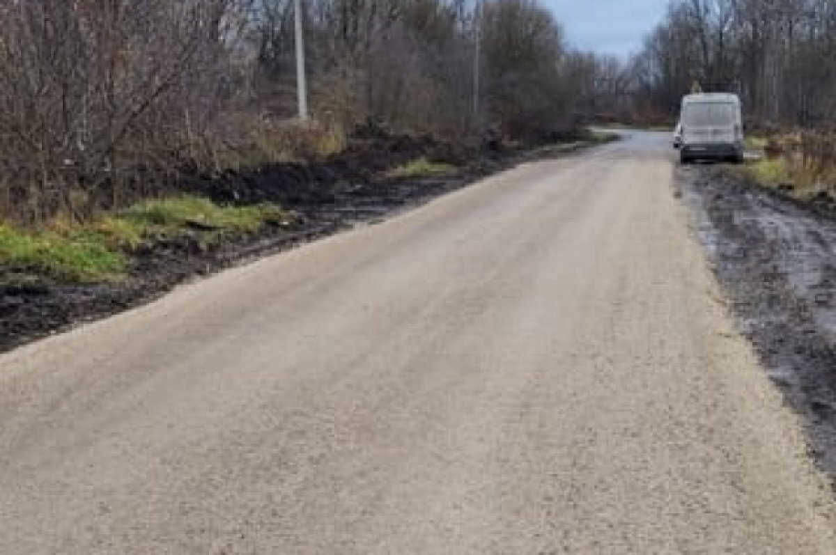    Дорогу от тульского онкоцентра до коттеджей медиков не стали асфальтировать