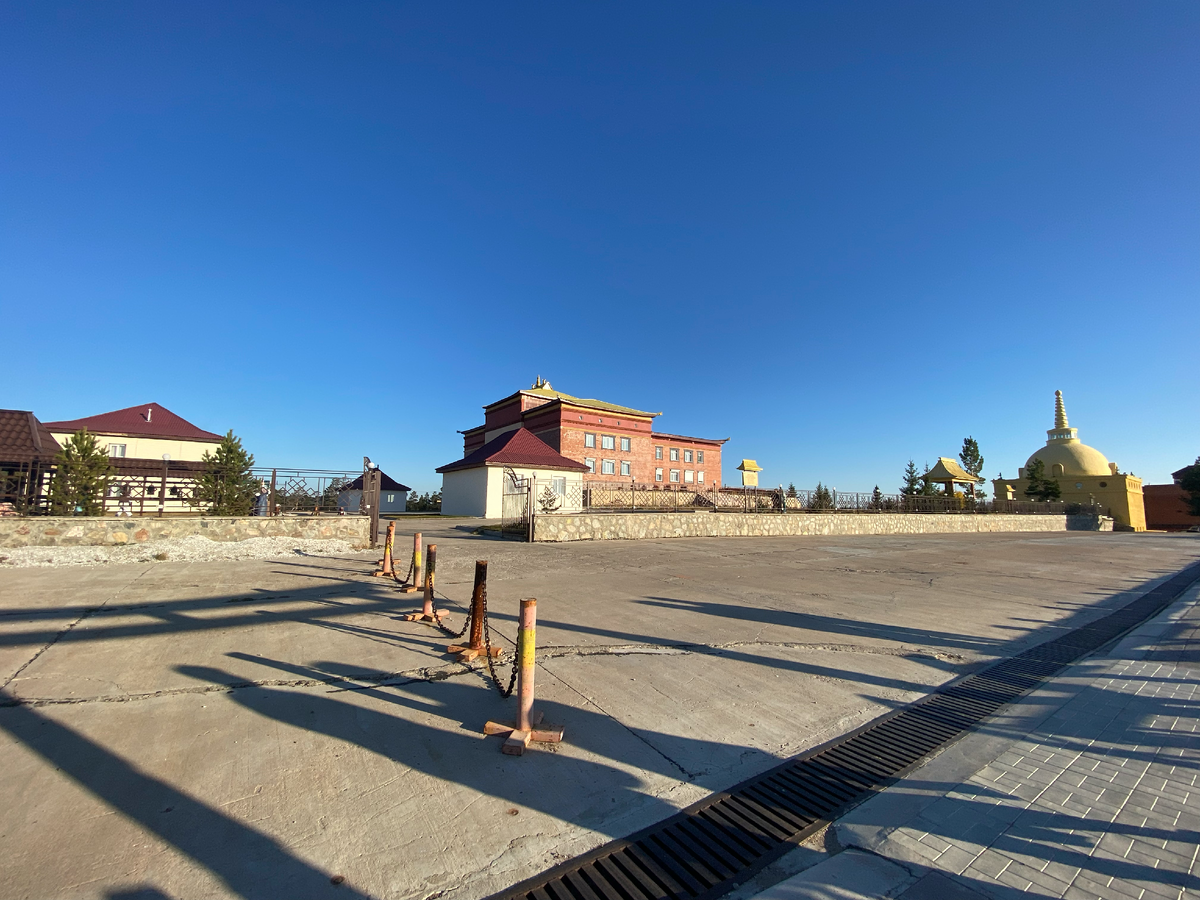 Дацан на Лысой горе, общий вид на комплекс.