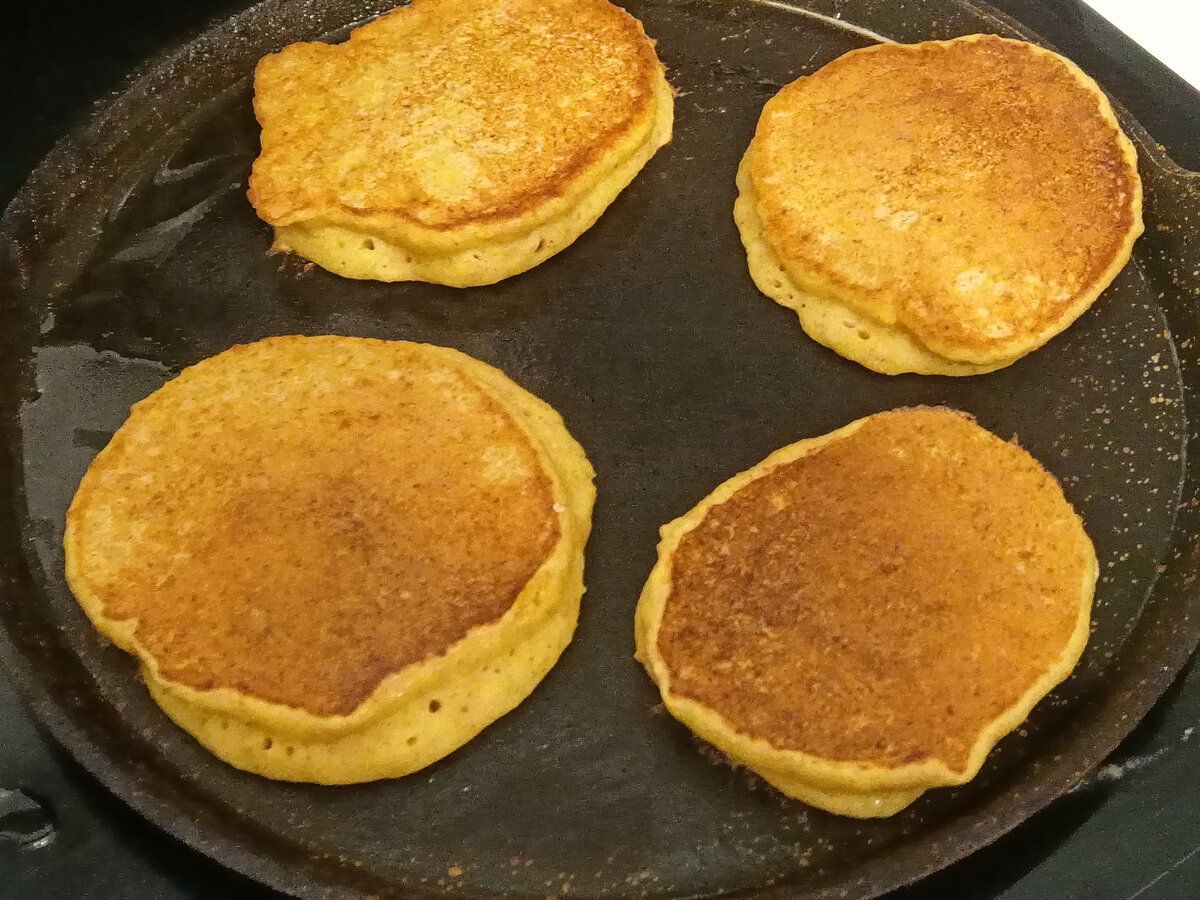 жарим оладьи