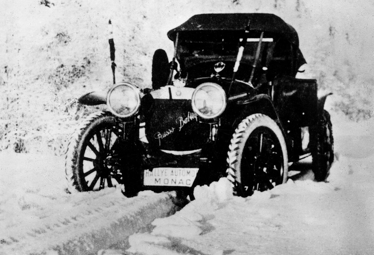 А как зимой ездили на «Руссо-Балте»? Ралли Monte Carlo, 1911 г.