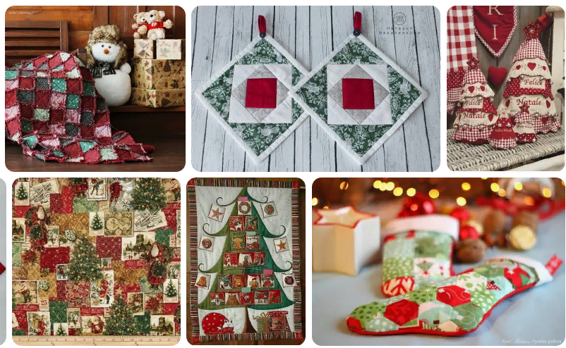 новогодний пэчворк
