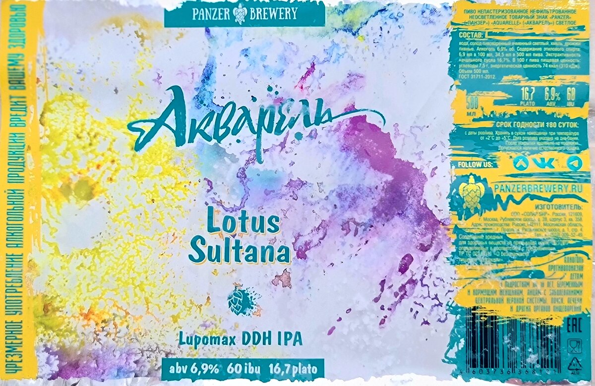 Акварель, фото автора