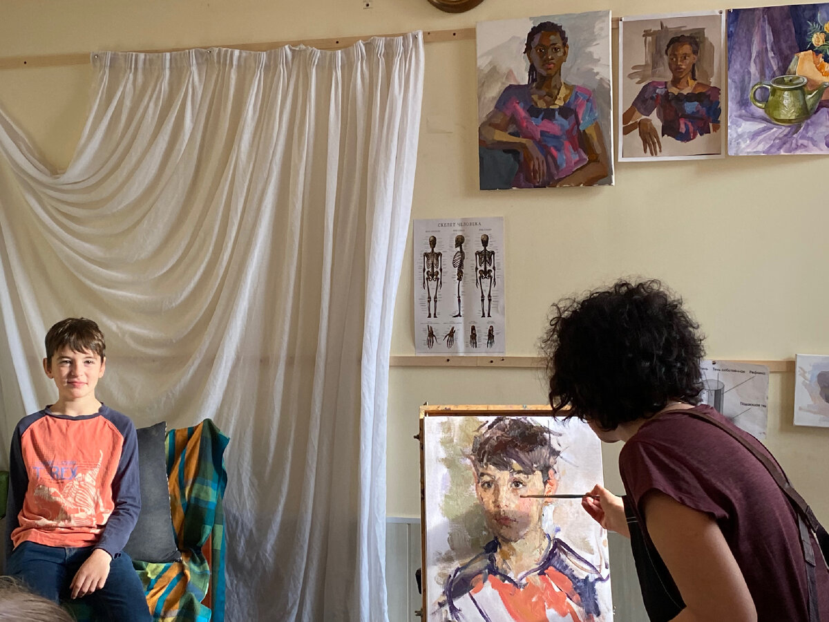 Мастер-класс Ольги Григорьевой-Климовой в студии «Перспектива», Симферополь