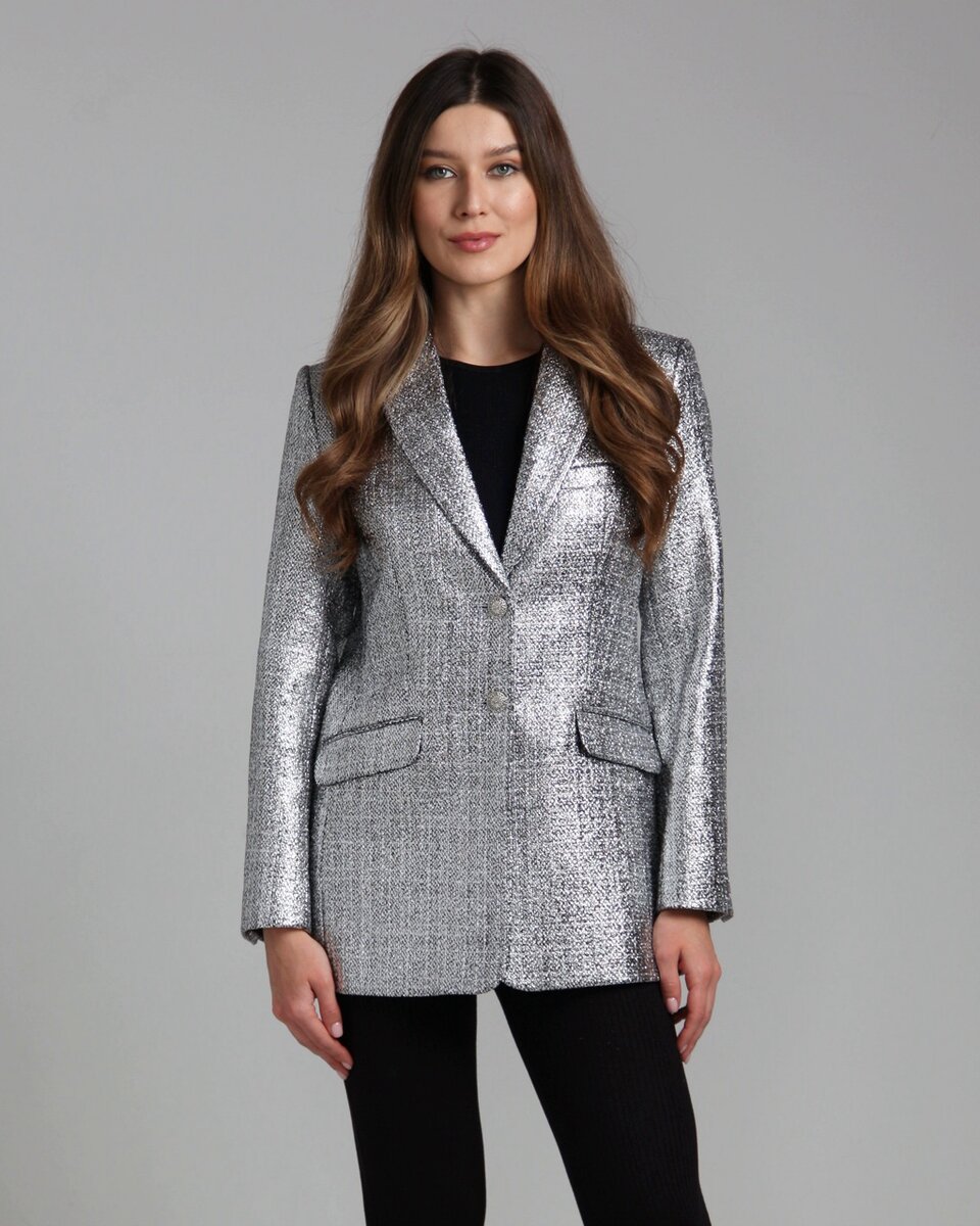 Жакет ELMIRUS серебряный