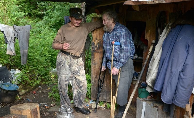Как на заимке Агафьи Лыковой смыло дом Ерофея Седова