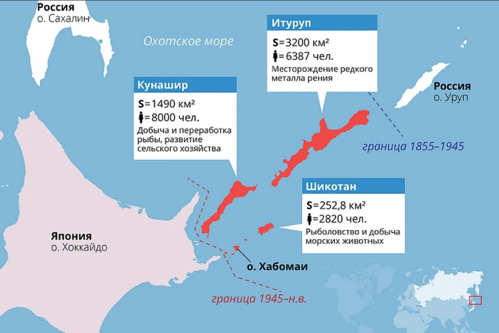 Граница курильских островов с японией. Острова Итуруп Кунашир Шикотан. • Южные Курильские острова спорная территория на карте. Претензии Японии на Курильские острова карта. Претензии Японии на Курильские острова.