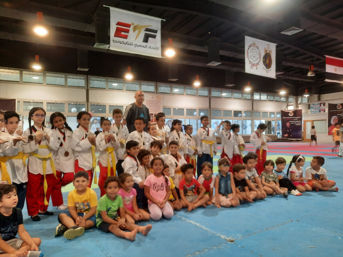 Тренировка тхэквондо в Египте