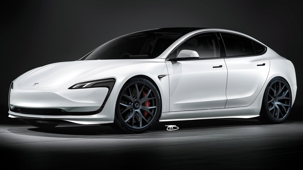 Седан Tesla model 3