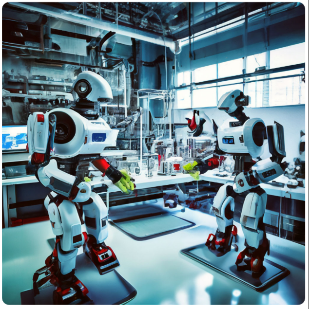 Робототехника в лаборатории. Шедеврум