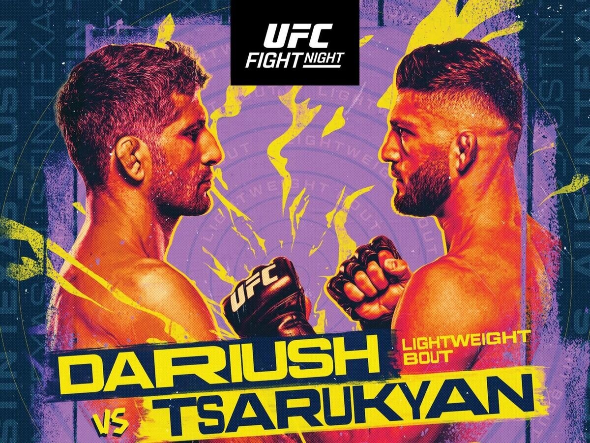    Постер боя Дариуша против Царукяна© UFC