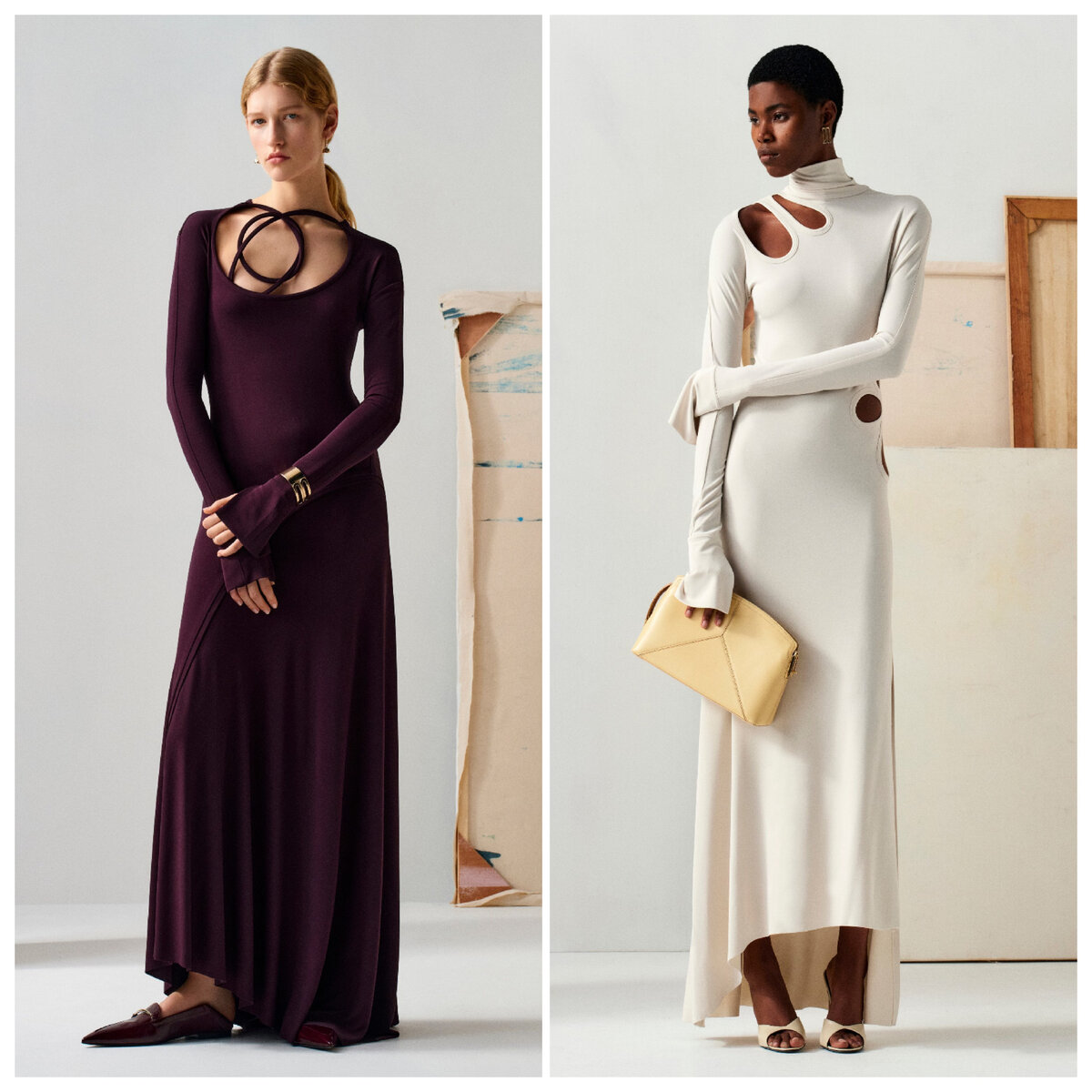 фото Vogue Ranway, коллекция Victoria Beckham 2024, коллаж составлен автором