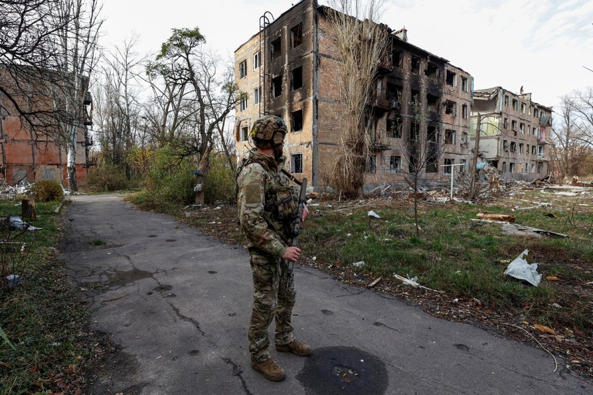    Украинский военный.